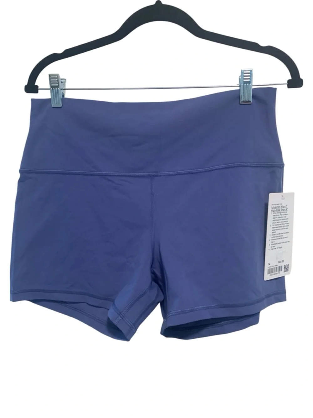 NWT Lululemon align HR shorts 4” Size 14